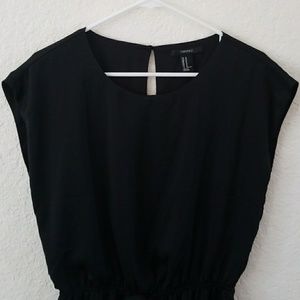 NWOT black romper